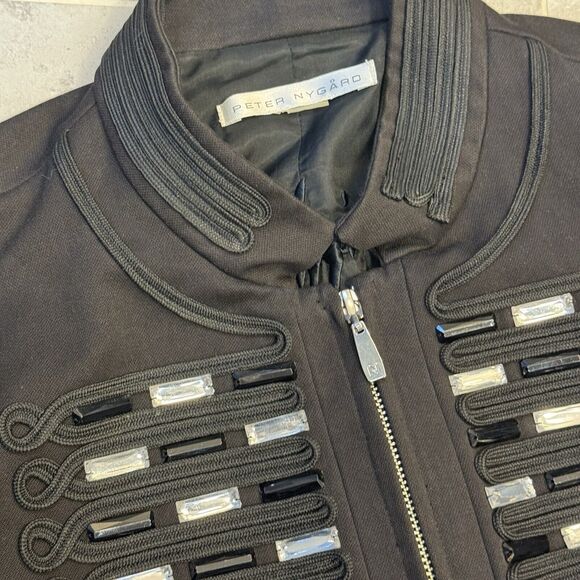 Peter Nygard Vintage Military Style Studded Jacket – Women’s Size 12 - Picture 2 of 10